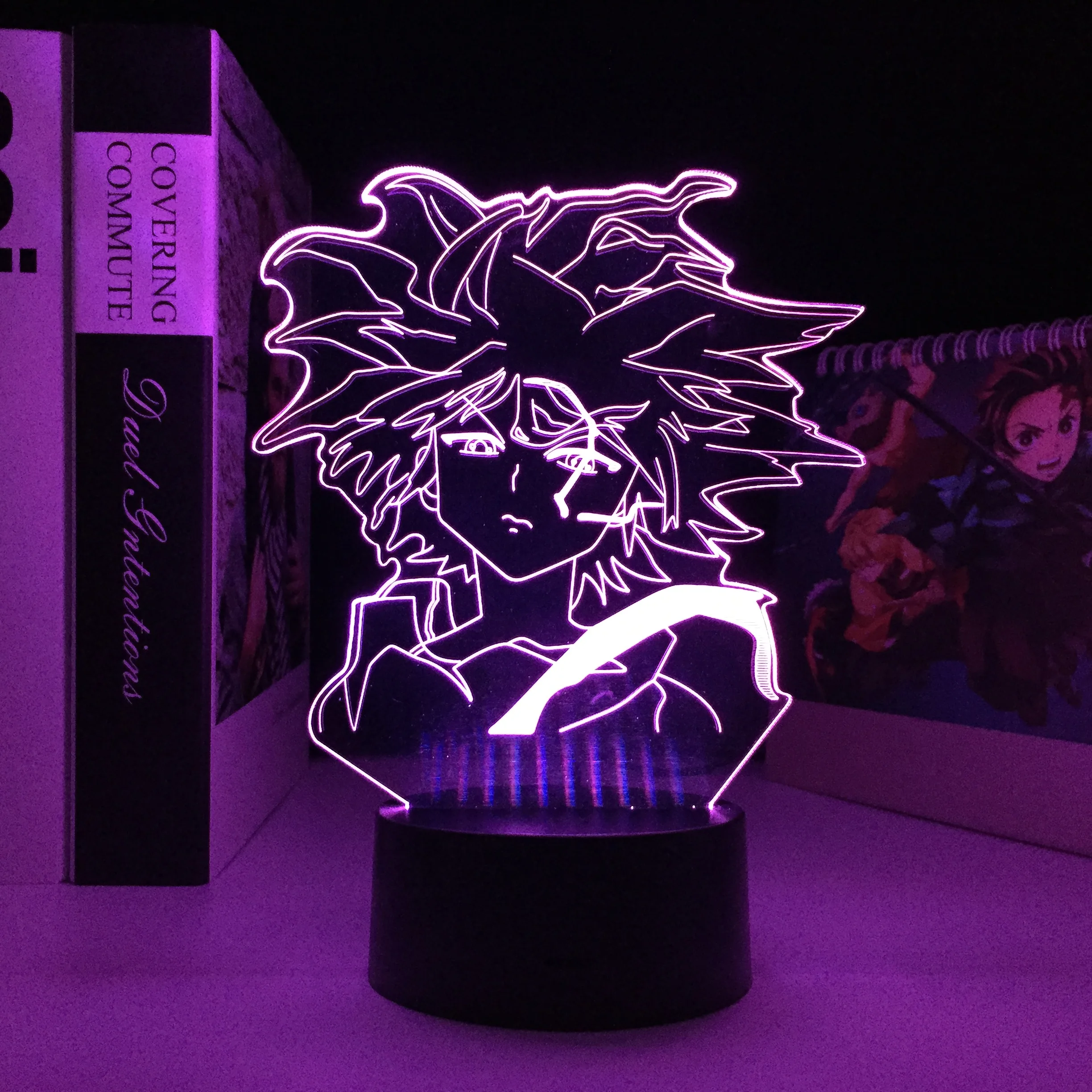 Led Night Light Hunter X Hunter Anime Nightlight 3D Lamp Bedroom Decor Gift Xmas