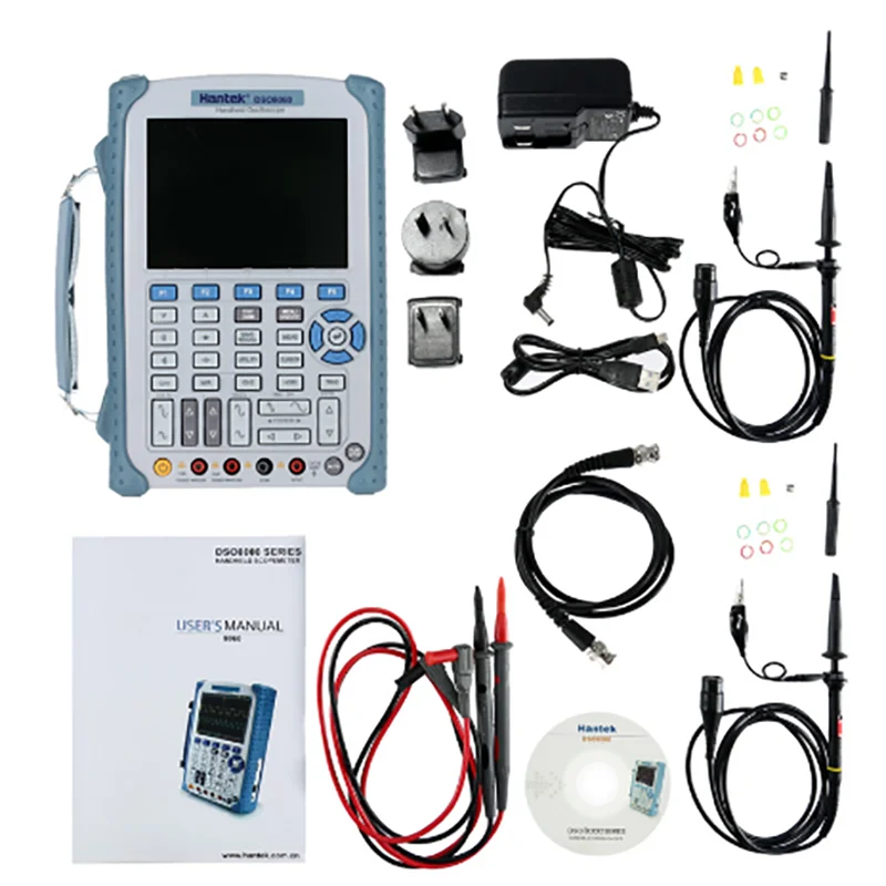 US $314.07 Hantek Oscilloscope DSO1062B Digital Usb Oscilloscopes 60Mhz 2 Channels 1GSs Ociloscopio Automotivo