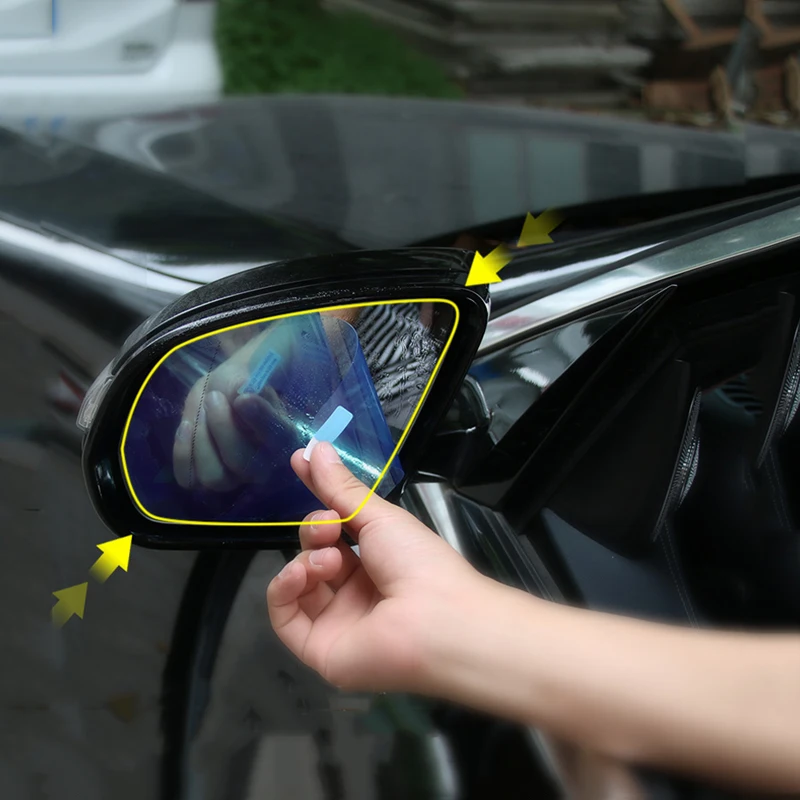 

For Mercedes-Benz New C-Class C200L/GLC260/E300L Rearview Mirror Rainproof Dazzle Anti-fogging Film