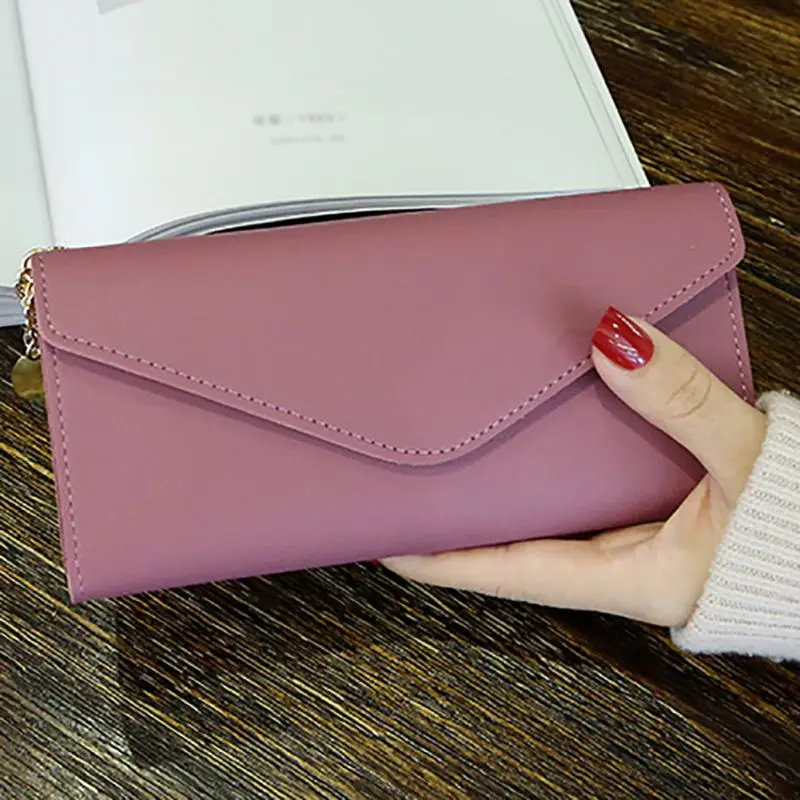Женский Длинный кошелек из искусственной кожи Carteira Portfel Cartera Mujer кошелек женский клатч кошелек держатель для карт женские кошельки