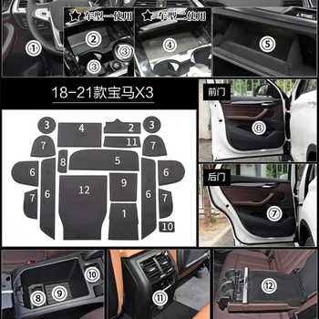 

leather pad for bmw x3 2011-2021 2020 Cup Holders Non-slip mats Accessories