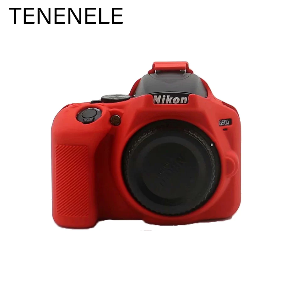 TENENELE D3500 защитный чехол для камеры Мягкий силиконовый защитный чехол для Nikon D3500 резиновая крышка батарейный отсек сумки для камеры