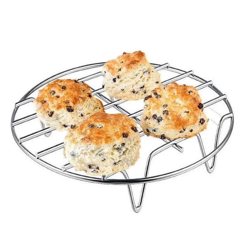 Single-layer Grill Rack Steel Air Fryer Accessories For 2.5qt-6.4qt Fryers 6/7/8/9inches | Дом и сад