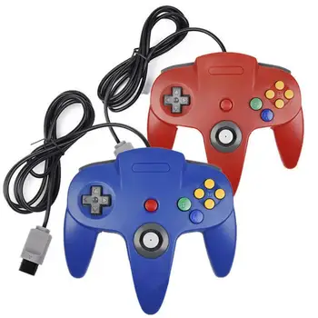 

New 1pcs Professional Fashion N64 Controller Joystick Gamepad Long Wired For Classic Nintendo 64 Console Games Accessories Tool