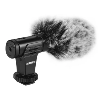 

MAMEN Video Record Microphone for DSLR Camera Smartphone Osmo Pocket Youtube Vlogging Mic for iPhone Android DSLR Gimbal
