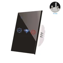 Инструмент сенсорное управление приложение для гаража умный занавес переключатель электрический мотор для спальни дверь глухая Кнопка рольставни Wifi панель для дома