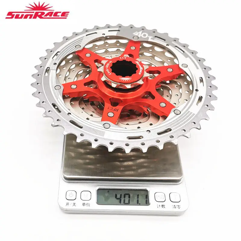 Sunracing 10 speed CSMS3 и CSMX3 11-40 T/11-42 T широкого соотношения и MTB велосипед трещотка кассета 11-40 T/11-42 T CSMS3 CSMX3 cog - Цвет: X3 silver 11 40T