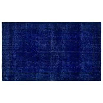 

Handmade Blue Vintage Overdyed Turkish Area Rug 171x295 Cm-5'7''X9'8''