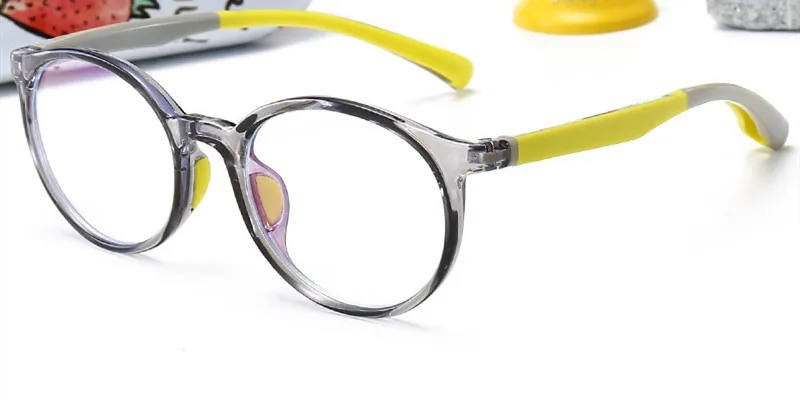 TR90 сверхлегкие оптические очки рамы дети прозрачные глаза очки рамки для детей близорукость очки для девочек мальчиков очки студентов - Цвет оправы: C5