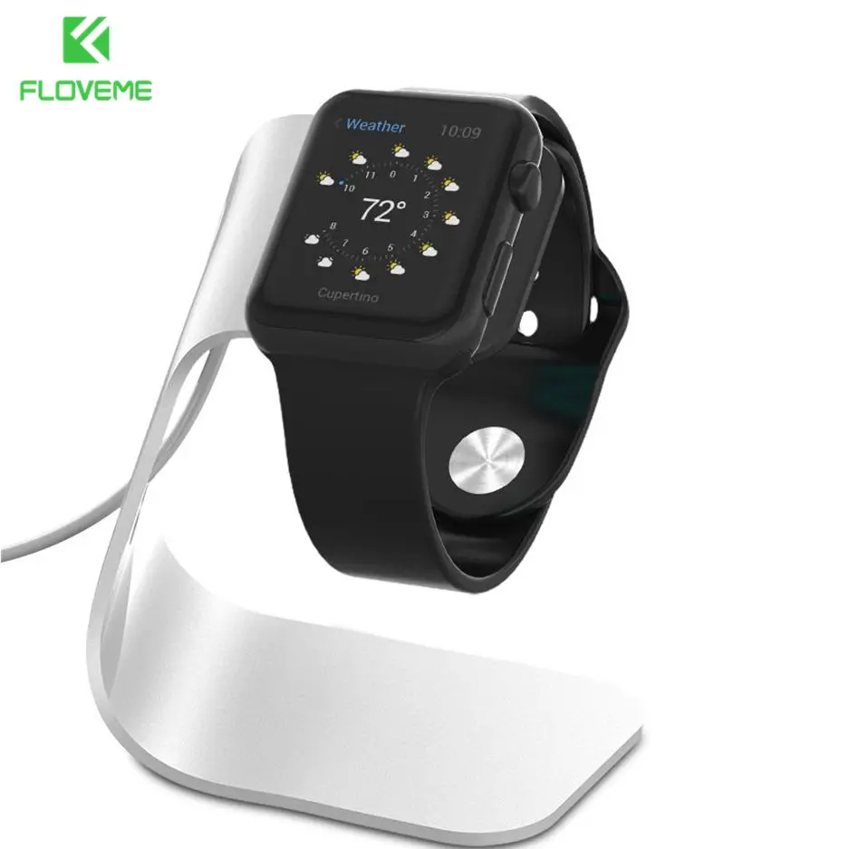  FLOVEME Metall Aluminium Ladegerät Stand Halter für Apple Uhr Halterung Ladestation Stehen für Appl