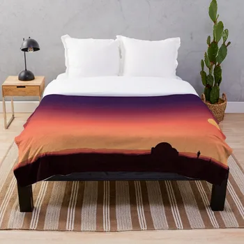 

Tatooine Throw Blanket Soft Sherpa Blanket Bed Sheet Single Knee Blanket Office Nap Blanket