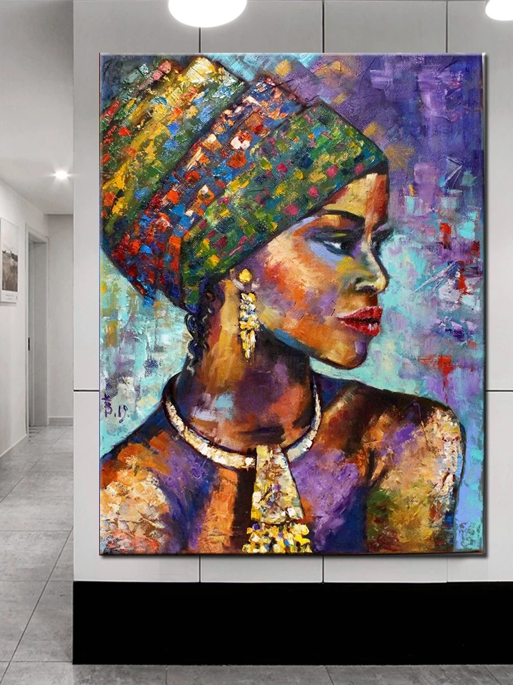 Африканка картина маслом