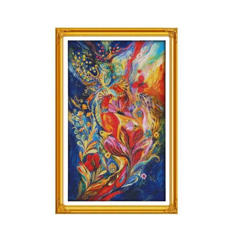 Картина для вышивки крестиком Joy Sunday DMC 11CT 14CT | Дом и сад