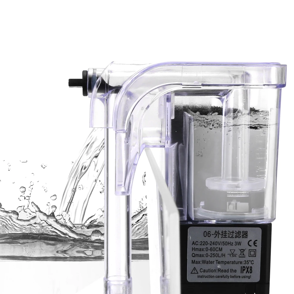 mini filtre suspendu pompe eau pour filtre oxygène purificateur