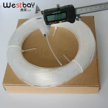 100 метров 2,0 мм Боковой светящийся волоконно-оптический кабель автомобильный свет, EL провод Замена