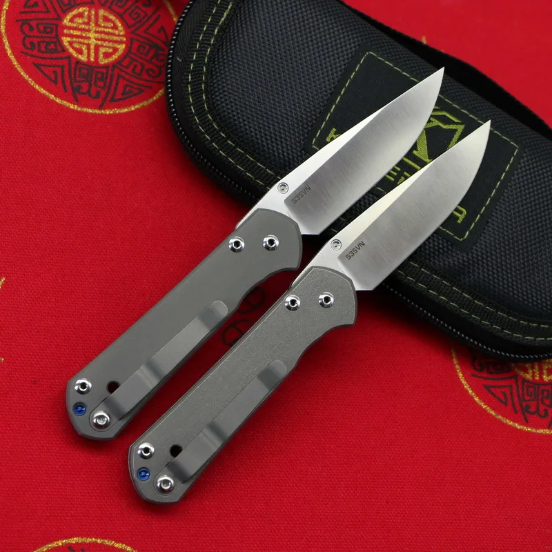 KANEDEIIA маленький sebenza 21 складной нож S35VN лезвие с титановой ручкой для кемпинга и охоты Карманные Ножи EDC инструменты