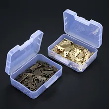 40 шт. 25x20 мм мини бабочка дверная петля ювелирная шкатулка