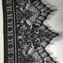 #Special Offers Width 24cm White Black Floral Embroidered Eyelash Lace Ribbon for Garment Decoration and DIY Craft Lace Trimming 3meters/lot #Special Offers Width 24cm White Black Floral Embroidered Eyelash Lace Ribbon for Garment Decoration and DIY Craft Lace Trimming 3meters/lot