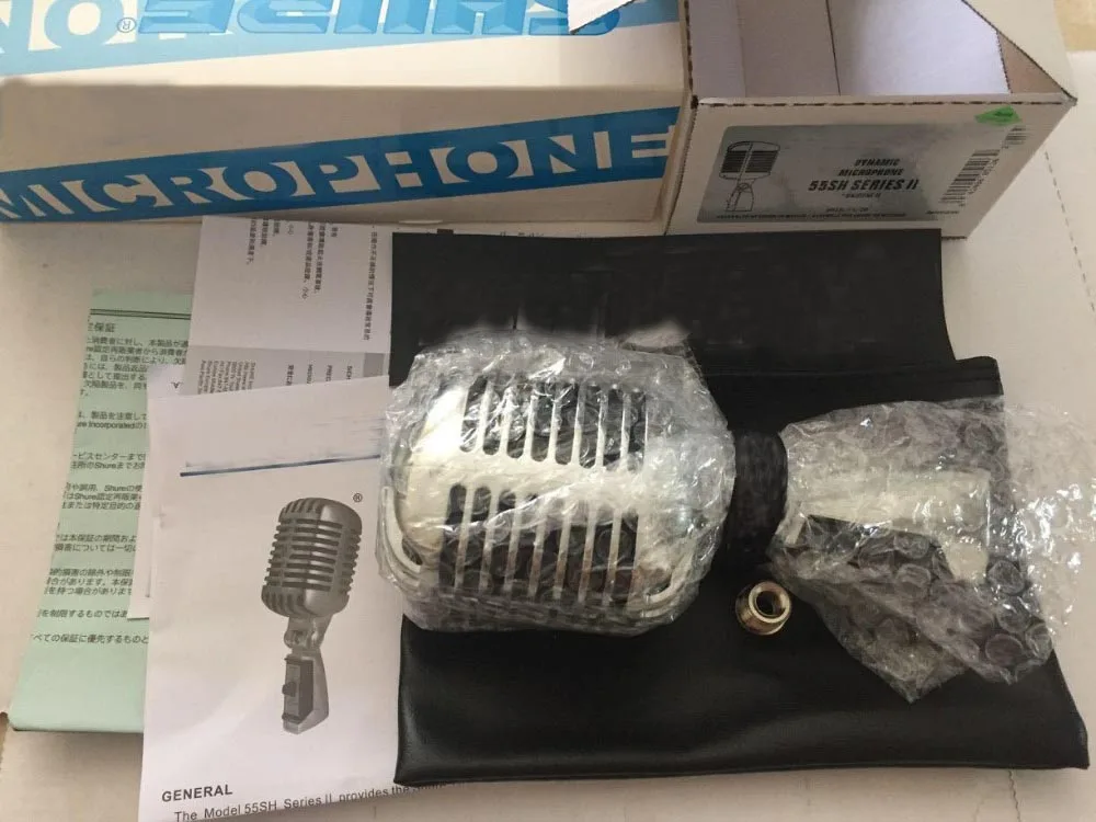 Micrófono dinámico con cable 55SHII, alta calidad, 55SH, PARA Karaoke, grabación, en oferta
