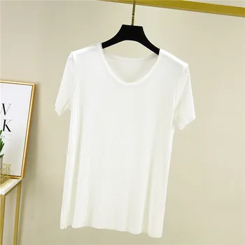 

2020 NEW V-neck bottoming shirt women short-sleeved solid color slim t-shirt women Korean summer women's clothing