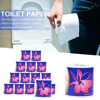 

10 Rolls Toilet Paper Bath Tissue 3 Ply Soft Skin-Friendly for Home Bathroom Restaurant New KG66