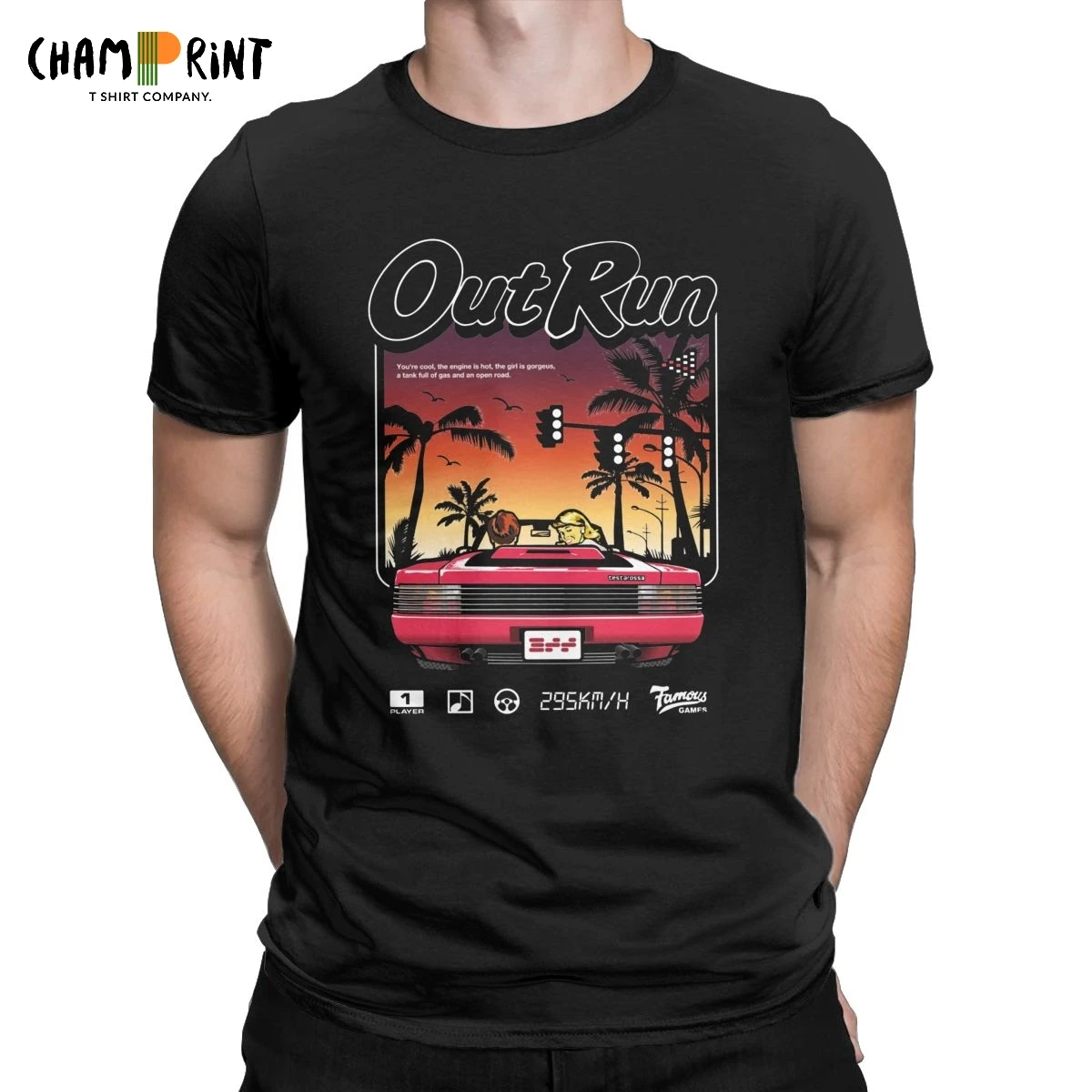 Out Run 80s Retro Arcade Game Men T Shirt Vintage Tee Shirt Short Sleeve Crewneck T-Shirt Pure Cotton 6XL Tops Out Run 80s Retro Arcade Game Men T Shirt Vintage Tee Shirt Short Sleeve Crewneck T-Shirt Pure Cotton 6XL Tops