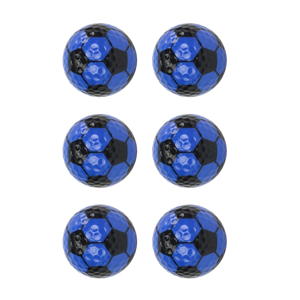 Navy Blue 42.67mm 6 шт. профессиональная тренировка качания для гольфа, тренировочные мячи, тренировочный мяч для гольфа, спортивные мячи для гольфа, внутренние аксессуары для гольфа - Цвет: Navy Blue 42.67mm