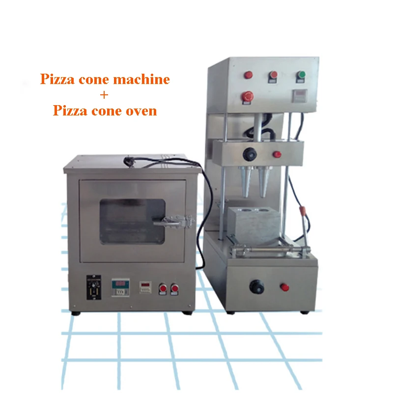 

commercial pizza cone oven machine with pizza cone trays totally enclosed pizza oven Spiral pizza cone machine + Pizza cone oven