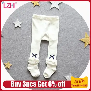 

2020 Autumn Newborn Baby Tights For Baby Girls Kids Stockings Solid Color Baby Girls Knitted Pantyhose Infant Clothes 1 2 3 Year