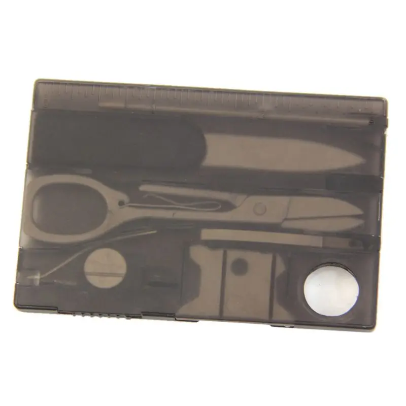 Handy Multifunctional Survival Camping Tool Card Knife LED Light Magnifier New Q84C | Спорт и развлечения