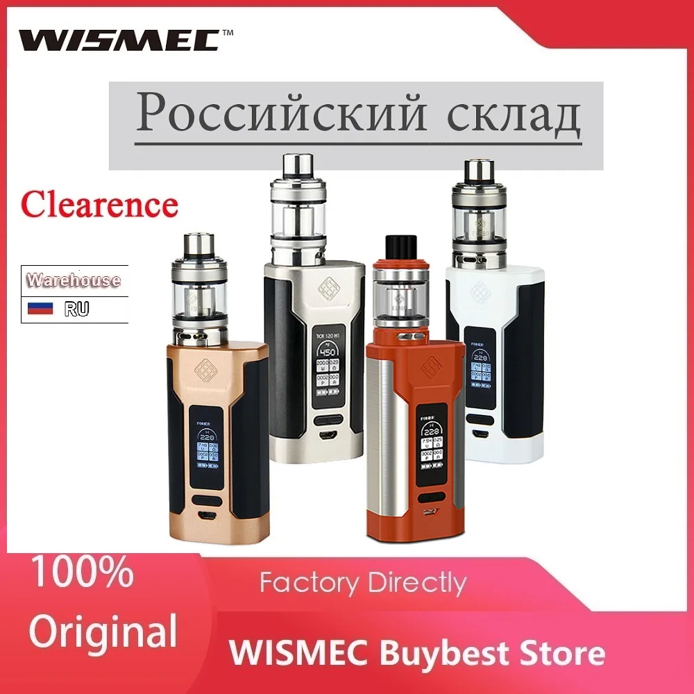 

Clearance RU Wismec Sinuous P228 Predator 228 Kit w/ Elabo Tank 4.9ml/4.6ml NS Triple Coil E-cig Vape Kit 228W Predator Vape Kit