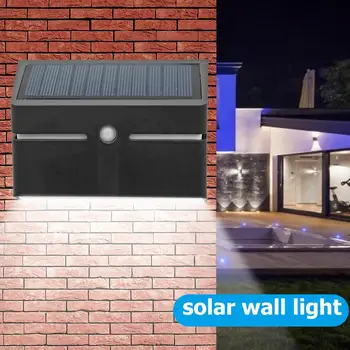 

Outdoor Garden Solar Wall Lamp Courtyard Human Lamp Waterproof LED Intelligent Body Induction Street Light Dual Mode
