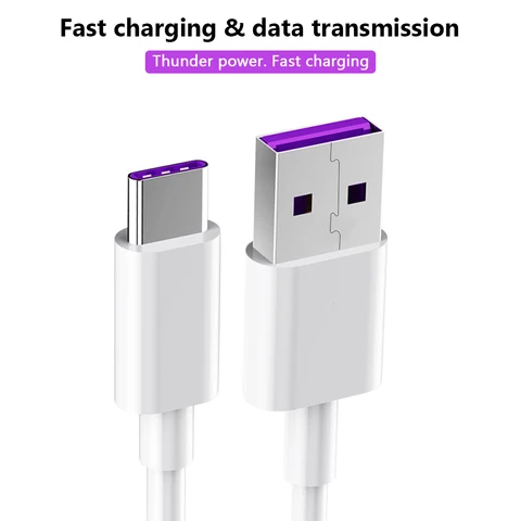 Super Fast Charge USB C Type C Cable Wire Data Cable For Samsung Huawei Xiaomi Redmi One Plus Charging USB Type C Cable