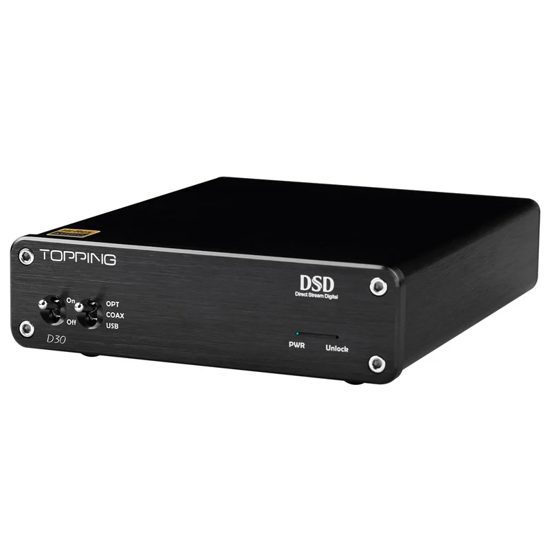 TOPPING D30 DSD аудио декодер USB коаксиальное Оптическое волокно XMOS CS4398 24 бит 192 кГц