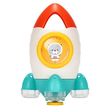 

Rocket Bath Toys Rotating Water Spray toy Baby Wash Hair Useful For Baby Kids Practical portable toys