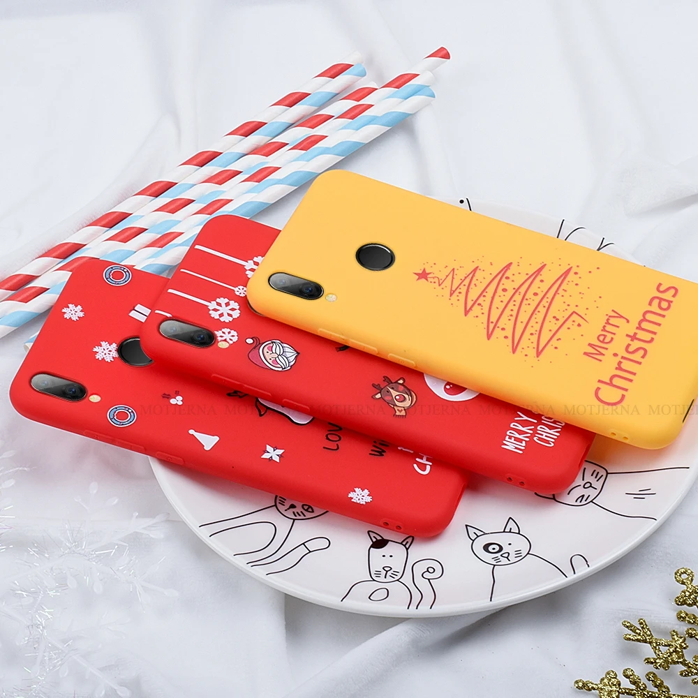 Чехол для телефона Xiaomi Redmi 7 Note 7 Pro K20 Pro Note 6 Pro, мультяшный Рождественский олень и снеговик, мягкий ТПУ чехол для телефона, подарок