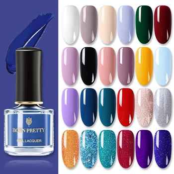 

BORN PRETTY 2 Bottles/Set Classicc Nail Polish 6ml Blue Series Fast Dry Long Lasting Nail Art Polish Varnish varnish
