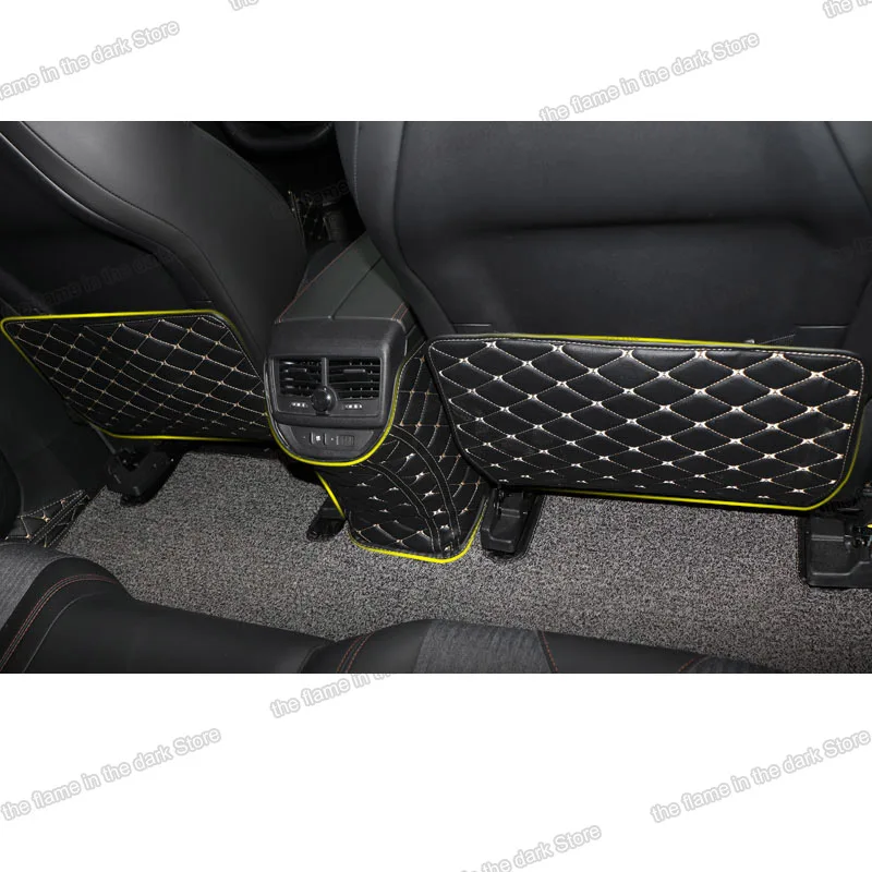 Кожаный коврик Lsrtw2017 для заднего сиденья автомобиля противоударный Peugeot 5008 3008 2019