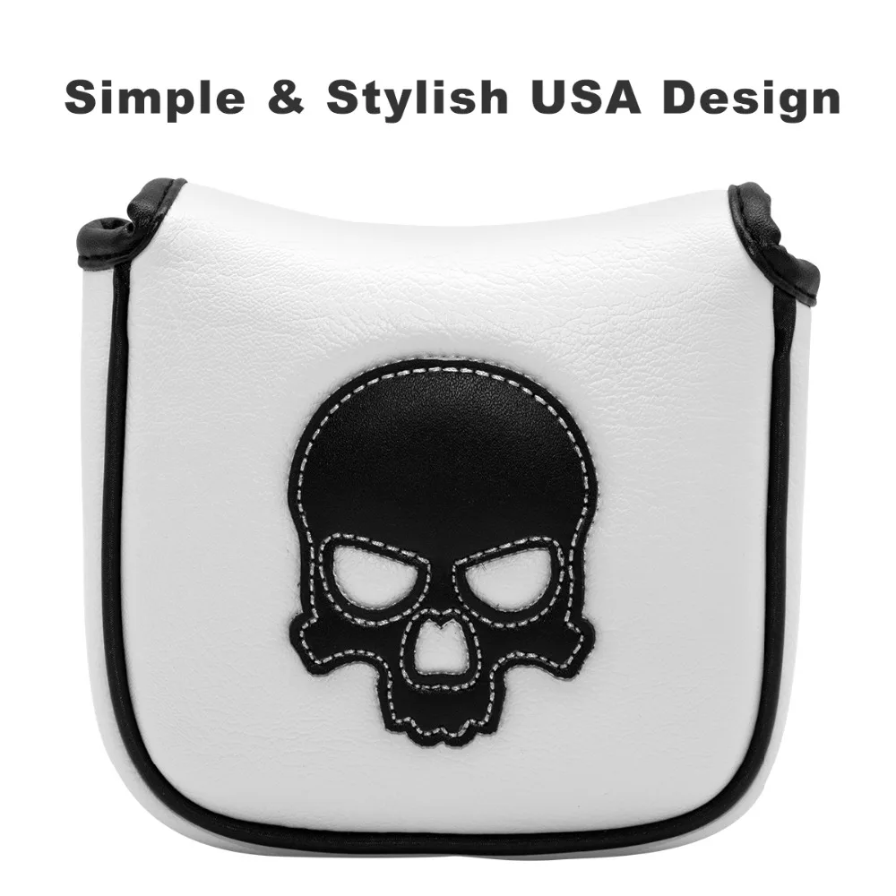 3 golf putter cover golf headcovers mallet golf putter cover