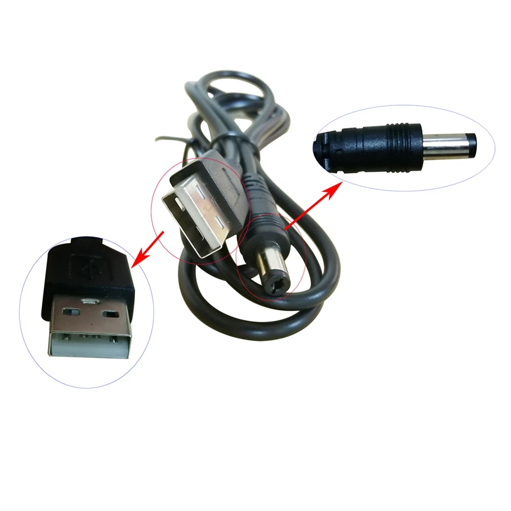 USB to DC Interface 100CM Connection Cable with MCU Power Controller Connector