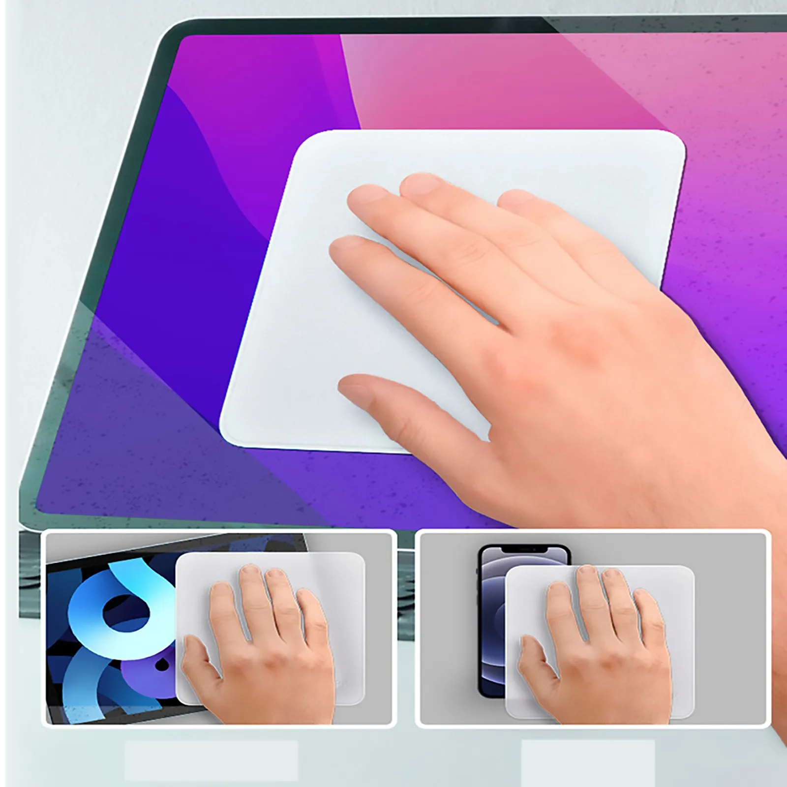2021 nuovo panno per lucidare per Iphone panno per la pulizia dello schermo  per Ipad Mac Apple Watch Ipod Pro Display Xdr forniture per la  pulizia|Mobile Phone Sterilizer| - AliExpress
