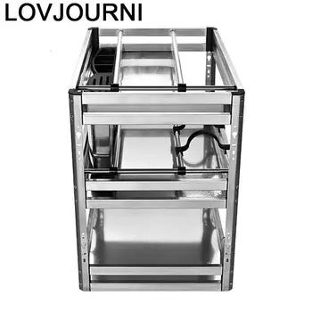 

Accessories Organizer Mutfak Malzemeleri Stainless Steel Cuisine Cocina Cozinha Kitchen Cabinet Cestas Para Organizar Basket