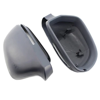 

1 Pair Rear View Mirror Cover Primed Color Wing Mirror Cover Casing Fit for - A4 A4L B8 09-12 8T0857528D 8T0857527D