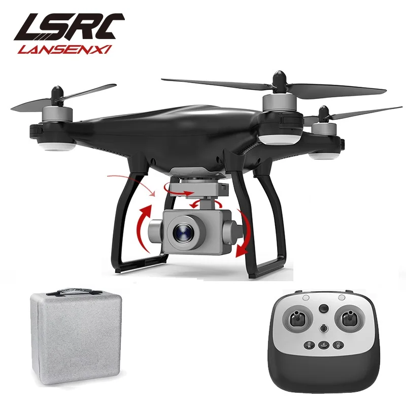 US $120.25 Lsrc New Gps Rc Drone L5 4k Hd Camera Professional Quadcopter Brushless Motor Three Axis Gimbal Stabilizer 25 Minutes Flight