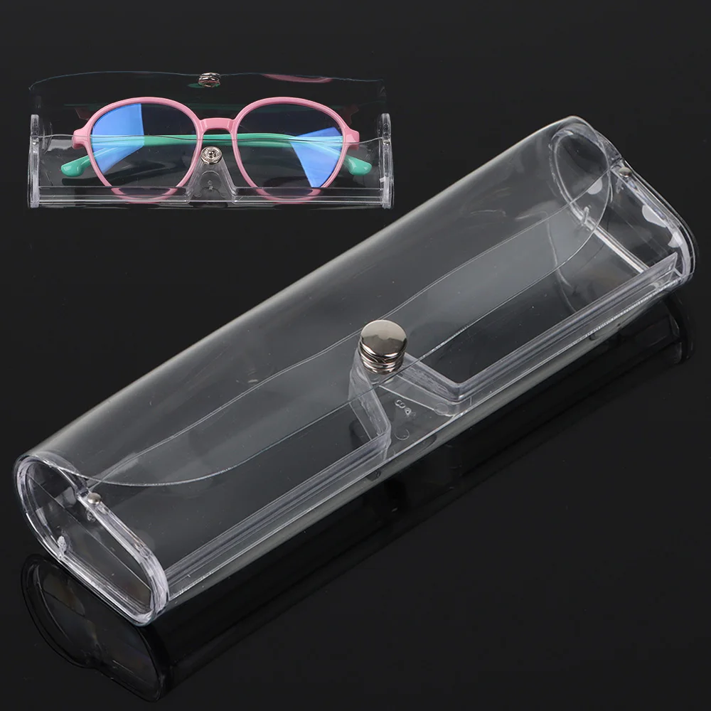 Translucent Plastic Glasses Case Simple Shell Ultralight Glasses Case  Glasses Storage Box Glasses Accessories - AliExpress