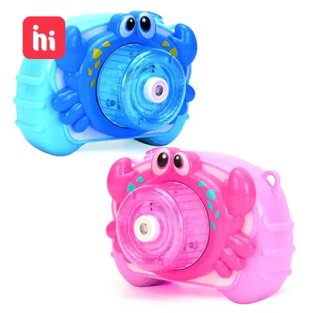 

Bubble Machine Children Toy Bubble Crab Automatic Lighting Inertial Electric Music Crab Bubble Camera Toys for Children