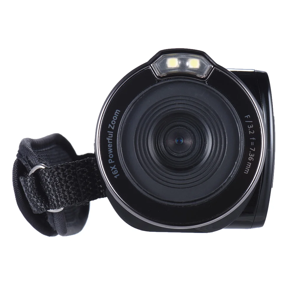 Andoer HDV-302P 3," lcd Цифровая камера Full HD 1080P видеокамера 24MP 16X цифровой зум анти-встряхивание DV портативные мини-видеокамеры