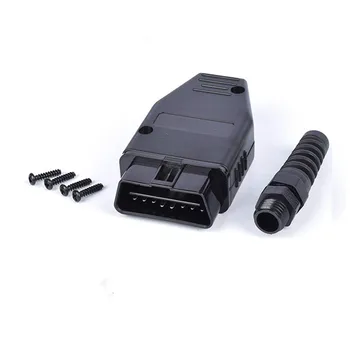

Car Automotive OBD2 adapter 16 pin Connector connection male OBD shell with plug + shell + SR + screw for Toyota