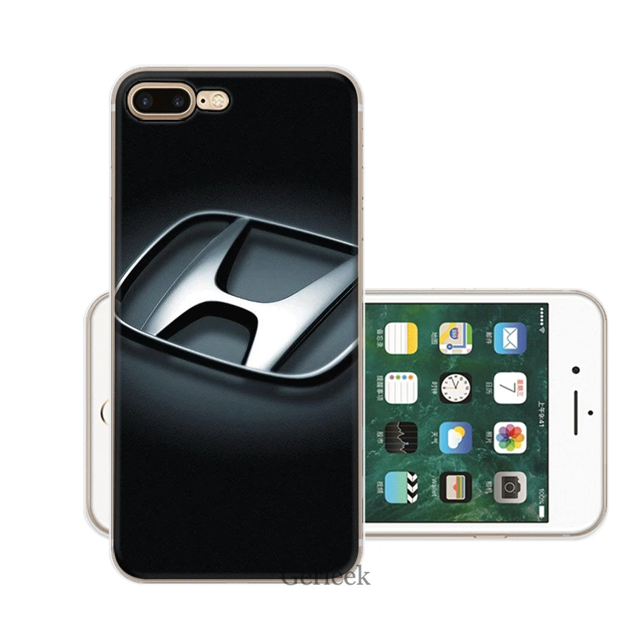 Mobile Cell Phone Case TPU for iPhone 11 Pro XR X XS Max iPhone 7 8 6 6S Plus 5 5s SE Cover Honda - Цвет: 2