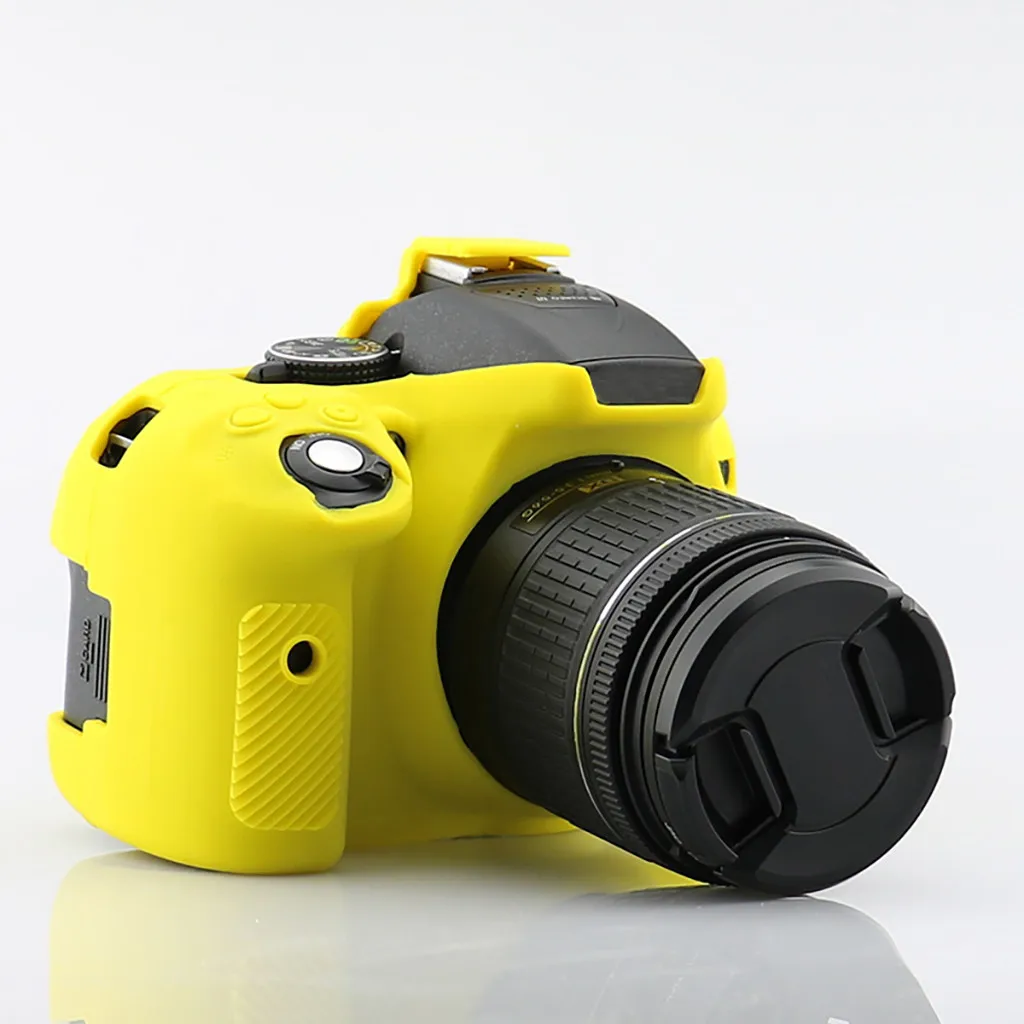 YE HIPERDEAL резиновый силиконовый чехол для камеры Nikon D5300 защитный чехол Jy26 - Цвет: YE